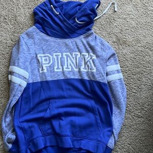 Pink Victorias Secret Women’s hoodie blue size S